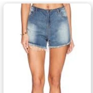 NWTS INSIGHT DENIM SHORTS SIZE 28.